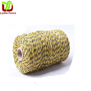Valla eléctrica portátil para granja, polialambre 6 Conductor, Color amarillo y negro para cabras - Product Image 5