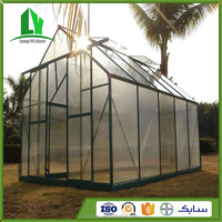 Serre en polycarbonate à toit plat de 2 mm pour tomates