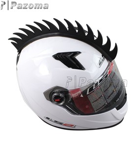 Casque en caoutchouc de haute qualité, style le plus récent, pointes <span class=keywords><strong>Warhawk</strong></span>, Mohawks, adhésif 3M, lame de scie - Product Image 6