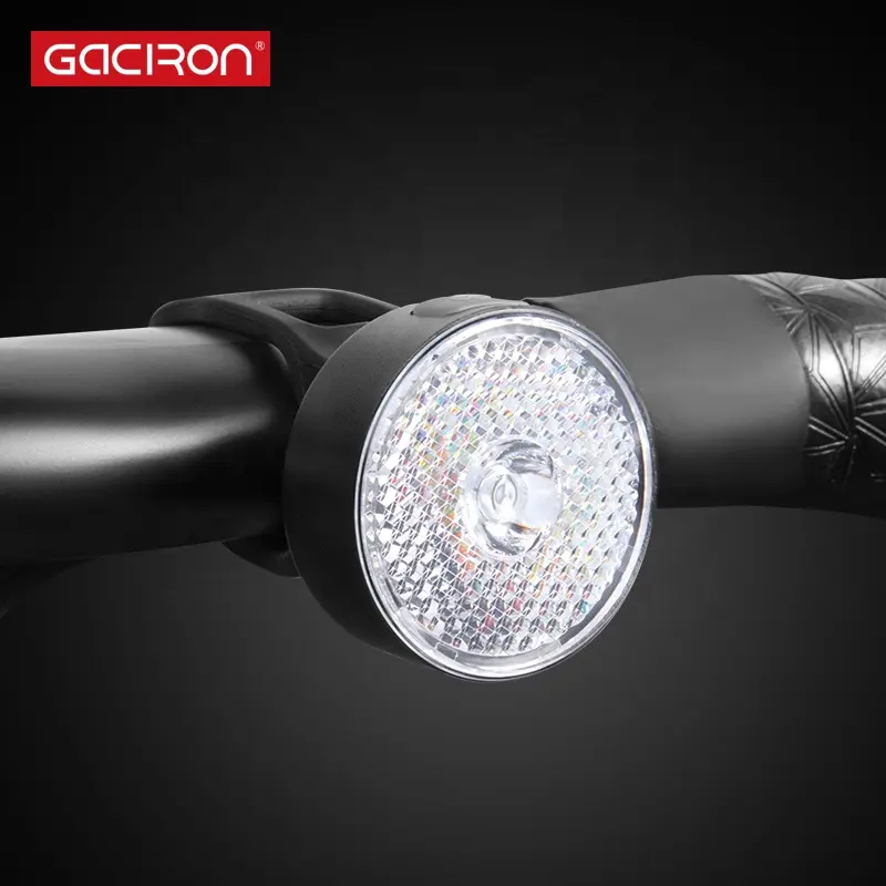 Gaciron 5 Modes Rechargeable Motion Sensor Smart White Bicycle Light Safe Reflector Bike Front Warning Light Bike Accessories