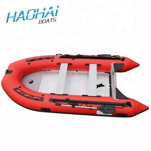 Bateau <span class=keywords><strong>de</strong></span> <span class=keywords><strong>sauvetage</strong></span> gonflable <span class=keywords><strong>en</strong></span> aluminium HAOHAI A430 Chine 4,3 m pour la pêche à la dérive, tubes <span class=keywords><strong>en</strong></span> PVC/Hypalon, capacité <span class=keywords><strong>de</strong></span> 8 personnes, garantie <span class=keywords><strong>de</strong></span> 3 ans - Product Image 6