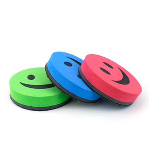 Nụ cười khuôn mặt hình dạng khô EVA Magnetic bảng tẩy cho bảng trắng làm sạch - Product Image 6