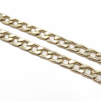 High Quality Wholesale Bag zubehör dekorative Shoulder Strap Gold Plated Metal Bag Chain For Handbag