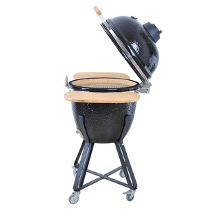 SEB KAMADO 21'' Griglia <span class=keywords><strong>BBQ</strong></span> <span class=keywords><strong>in</strong></span> <span class=keywords><strong>Ghisa</strong></span> Personalizzata, Grande Griglia Affumicatore Nera Kamado per Esterni - Product Image 4
