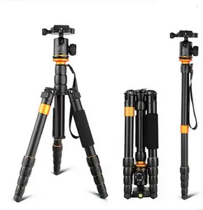 aluminum tripod kit travel digital dslr video camera tripod monopod multi-function tripod w aluminum alloy