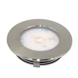 6W Indoor Outdoor IP67 Small 12V White Rgb Mini Recessed 316L Stainless Steel Led Downlight Interior Boat Led Ceiling Down Light
