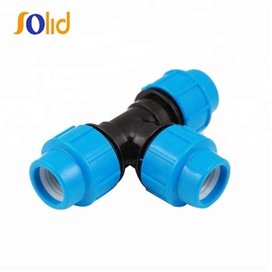 <strong>32mm</strong> PN16 PP Compression <strong>Fitting</strong> Equal Tee for <strong>Irrigation</strong> Water Pipe - Product Image 3