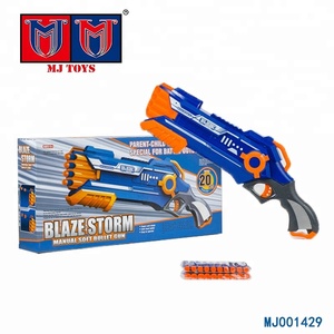 Súng Đồ Chơi Trẻ Em Mềm Chơi Bắn Súng Bằng Nhựa Với Bộ 20 Viên Đạn - Product Image 2