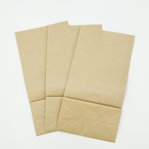 Túi Giấy <span class=keywords><strong>Kraft</strong></span> Nâu Phẳng Nhà Máy Trung Quốc Có In Logo Miễn Phí Cho Thực Phẩm Không Có Tay Cầm - Product Image 3