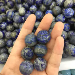 Commercio all'ingrosso lapis lazuli Naturale Cristallo Di Quarzo Lucido Sfera Sfere di Cristallo Per La Vendita
