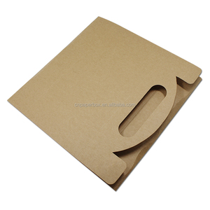 Bán Buôn Lớn Màu Trắng Kraft Giấy Cầm Tay <span class=keywords><strong>Gable</strong></span> Sushi Bánh Pizza Pencake Thực Phẩm Đóng Gói Hộp Với Xử Lý - Product Image 4