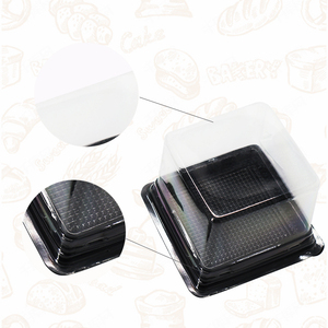 Cạnh rộng 50G 80g hộp nhựa bánh trung thu trung thu bao bì khay vuông - Product Image 4