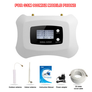 ATNJ-AMPLIFICADOR DE señal móvil Real Smart, antena de palo plano para exteriores con cable de 20m y Antena de bolígrafo interior, repetidor GSM 2G, 900MHz