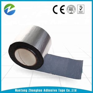 Fabricación de china barato Conducto de <span class=keywords><strong>aluminio</strong></span> caucho <span class=keywords><strong>butilo</strong></span> <span class=keywords><strong>cinta</strong></span> impermeable - Product Image 5