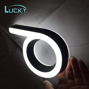 3D Acrílico LEVOU Letras logotipo da empresa Interior iluminado iluminado sinal de negócio - Product Image 3
