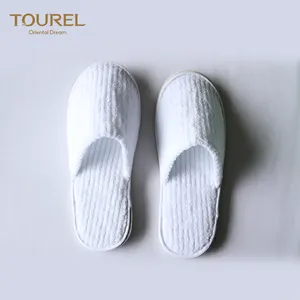 Traverses jetables de luxe pour les hôtels Vente en gros pas cher Prix Coral Fleece Material Soft and Portable <span class=keywords><strong>Hotel</strong></span> Slipper - Product Image 3