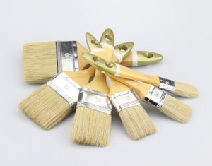 Pinceaux pour la <span class=keywords><strong>peinture</strong></span> en cheveux de cochon, brosses décoratives avec manche en bois, fabricants chinois, nouveau, - Product Image 1