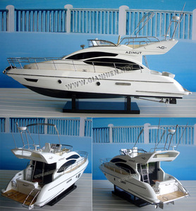 เรือยอชท์สมัยใหม่ AZIMUT 40 - แบบจำลองเรือไม้ - Product Image 1