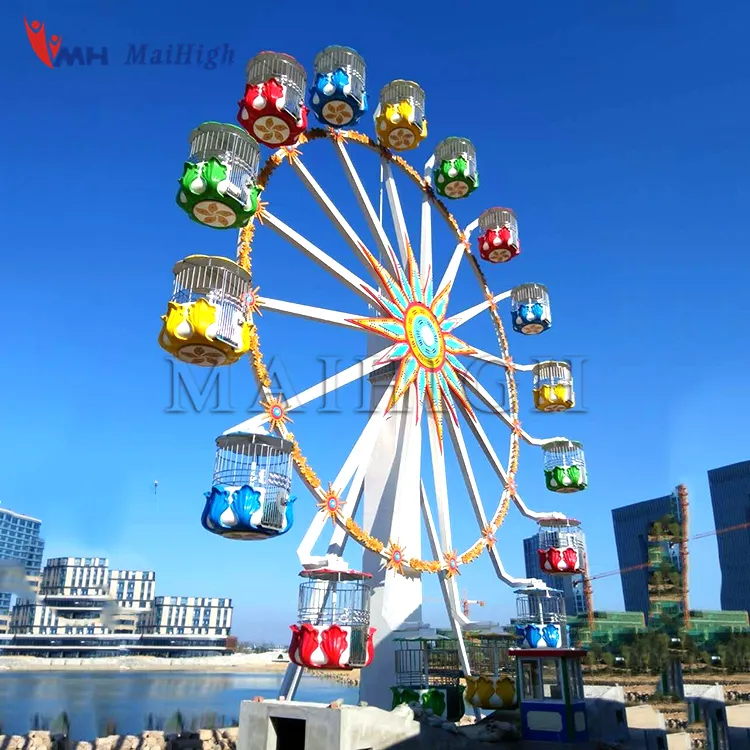 City Fun Game 25m Ferris Wheel For Playground Equipment