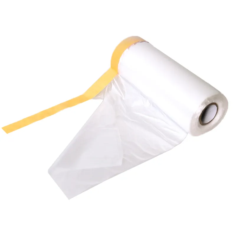 De plástico de Washy con cinta adhesiva de buena calidad amarillo Beige papel de película