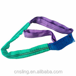 롤 TIANMA 플랫 리프팅 끝없는 편도 100 톤 폴리에스터 웨빙 슬링 리프팅 벨트 CE 인증 안전 계수 5:1 - Product Image 4