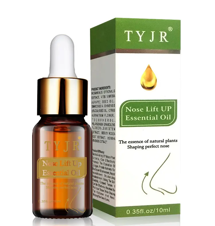 TYJR Beauty-aceite esencial de masaje para Realce Nasal, aceite esencial para masaje, con forma de nariz, potenciador potente a base de hierbas naturales