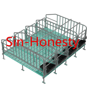Jaula de gestación de cerdo, pluma de gestación, caja de gestación para Sow