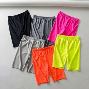 Custom Shiny Seamless High Waisted <strong>Women</strong> <strong>Biker</strong> <strong>Shorts</strong> - Product Image 4