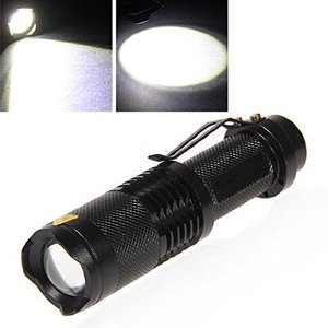 Ngoài trời cắm trại khẩn cấp sử dụng không thấm nước Zoomable chiến thuật LED Torch USB sạc mini đèn pin - Product Image 3