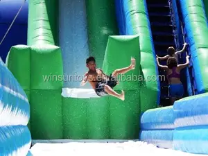 51ft Tall Skyscraper Water Slide Inflatable Sky Scraper Giant Water Slides For Events