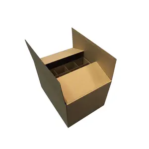 <span class=keywords><strong>C</strong></span>á<span class=keywords><strong>c</strong></span> Tông Sóng 6 12 24 Chai Rượu Thủy Tinh Hộp Đóng Gói - Product Image 2