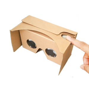 주문 로고 만화 3D VR 기계설비 비디오 게임 VR 헤드폰 구경꾼 승진 품목 3D 상표가 붙은 마분지 VR 유리 영상 유리 - Product Image 2
