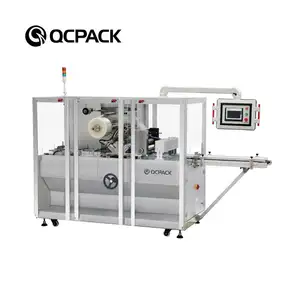 Automatic Cellophane Film Packaging Machine Automatic Condom Tea Boxes Pvc And Bopp Roll Film Shrink Cellophane Wrapper Packaging Machinery