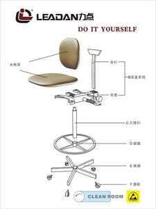 Tabouret industriel Avec Plateau À Outils - Product Image 5