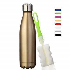 Botella de <span class=keywords><strong>Agua</strong></span> Aislada de Acero Inoxidable con <span class=keywords><strong>Forma</strong></span> de Lata de Cola para Viajes y Campamentos - Product Image 2