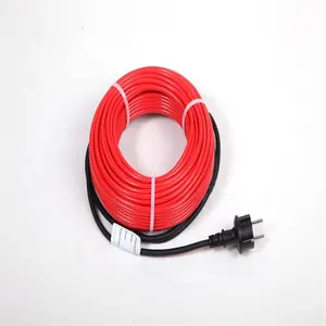 Self-limiting water line heat cable thermo cable with plug