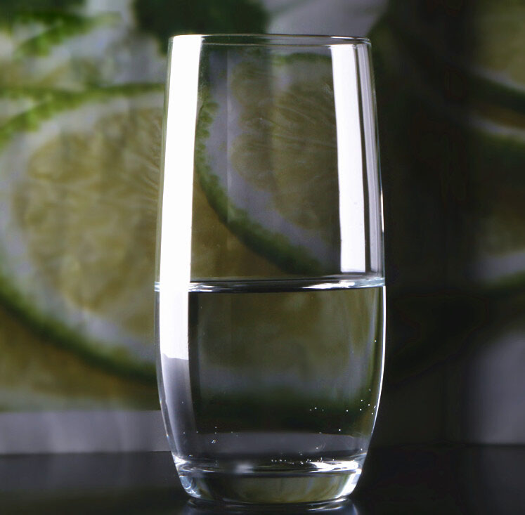 Lead Free Glass Water Cup Transparent Drinking Mug Straight Cup For Juice Milk Tea Coffee