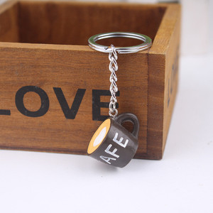 Nuovi Portachiavi a Forma di Tazza di <span class=keywords><strong>Caffè</strong></span> 3D, Charm in Resina per Borse, Souvenir Promozionale Personalizzabile - Product Image 1