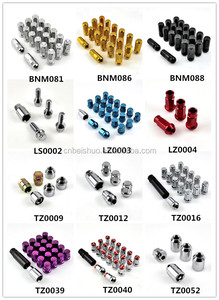 Hot Sale 4+2PCS Chrome Racing Car <strong>Wheel</strong> <strong>Lock</strong> Set - Product Image 6