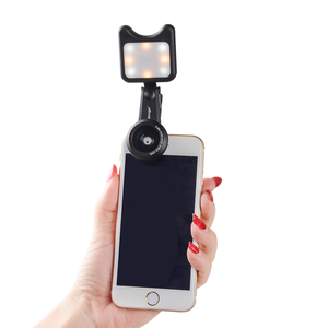 Téléphone lentille 2in1 avec Led Remplir lumière Lentille <span class=keywords><strong>Selfie</strong></span> Lentille de La Lumière - Product Image 3
