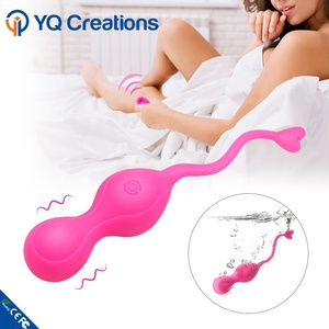 Bolas de Kegel para el ano con Control remoto, Juguetes sexuales, vibrador de silicona con forma de espermas, impermeables, con carga USB, 10 velocidades