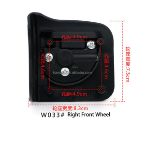 Koffer Spinner Reparatur räder Zubehör Universal-Lenk rollen 360 Gepäck ersatz räder - Product Image 3