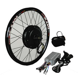 Kit de bicicleta eléctrica sin engranajes sin escobillas, kit de conversión de bicicleta eléctrica de 3000W, kits de Motor de bicicleta eléctrica con batería de 1000W, 1500W, 2000W - Product Image 3