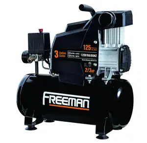 Freeman high quality industrial mini portable car 3 GALLON silent air compressor