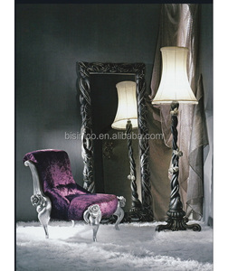 Thanh lịch cổ khắc khung tường Gương trang trí công phu Lá Thiết kế sàn đứng mặc quần áo gương sang trọng trang trí thủy tinh gỗ - Product Image 4