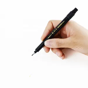 可重新填充的书法毛笔笔套装艺术标记6个可重复填充的手工刻字书法毛笔笔套装初学者ZY-CBP06