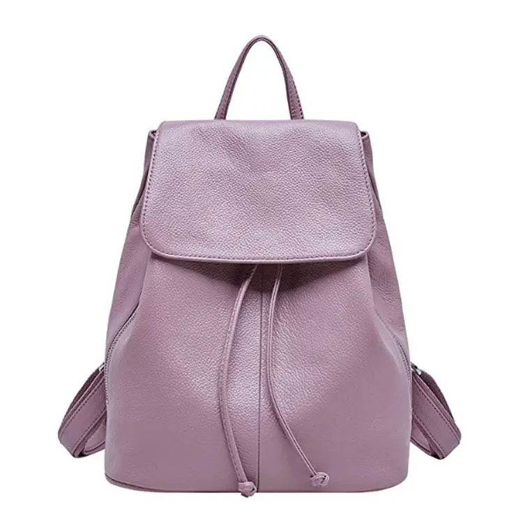 Sac à dos en cuir de luxe pour femmes, élégant sac d'école, de voyage, nouvelle collection 2020