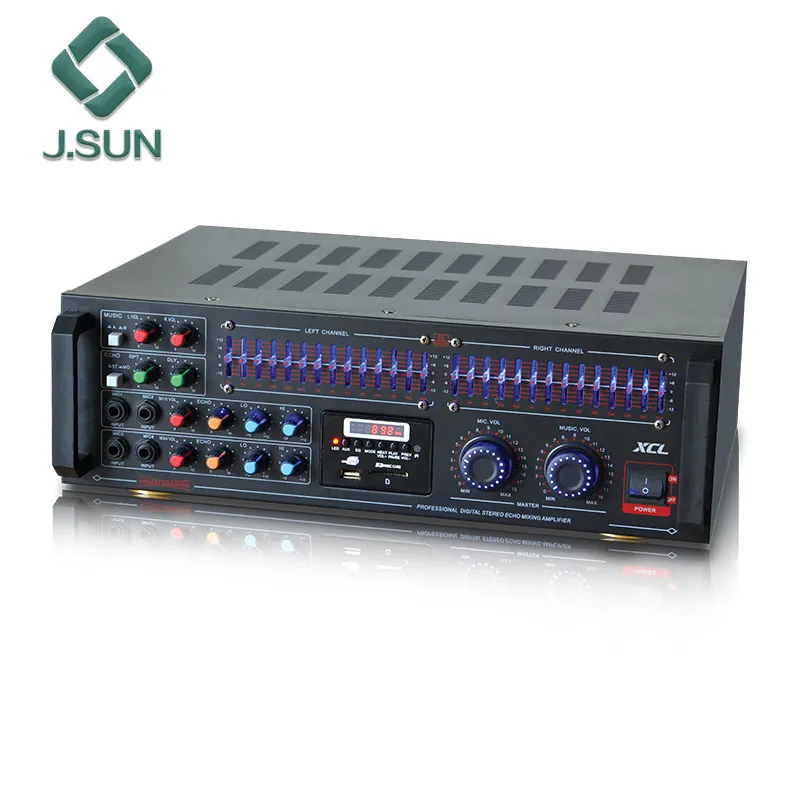 Professional เครื่องขยายเสียง CA วิทยุ FM และ USB/SD EQ