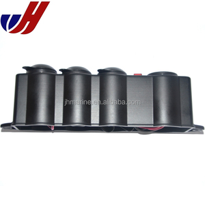 4 Lỗ Lều Bề Mặt Núi Dc 12V 24V Marine Caravan Dual <span class=keywords><strong>Usb</strong></span> <span class=keywords><strong>Port</strong></span> Ổ Cắm Điện Với Hiển Thị Điện Áp - Product Image 2