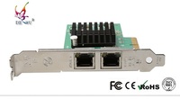 Venta al por mayor de tarjetas personalizadas, 10/100/1000Mbps, Intel I350-T2, pci express, dvr, última tarjeta de red